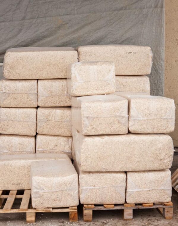 Briquettes de copeaux de bois