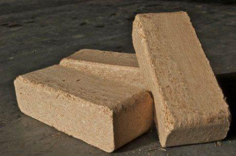 Briquettes de copeaux de bois