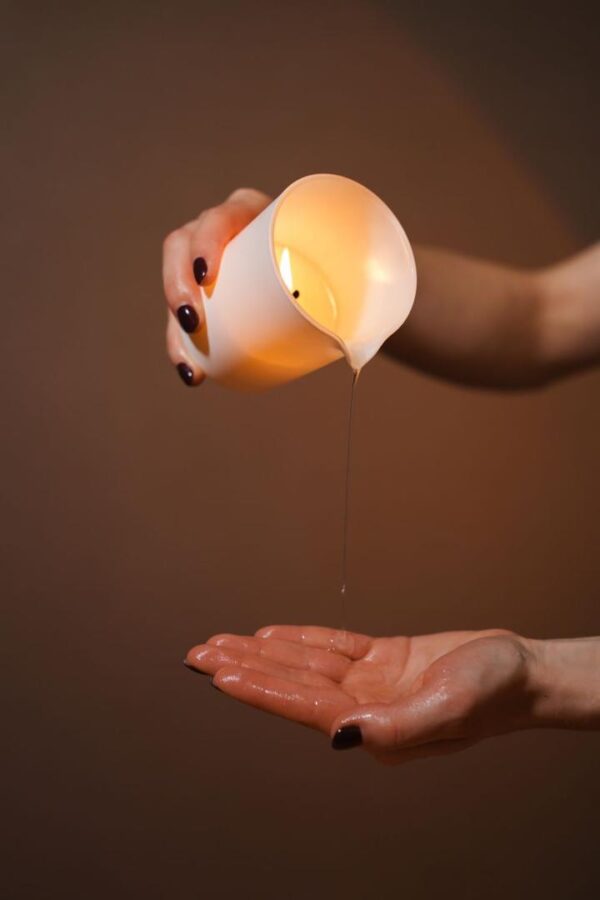 Bougies de massage chauffantes