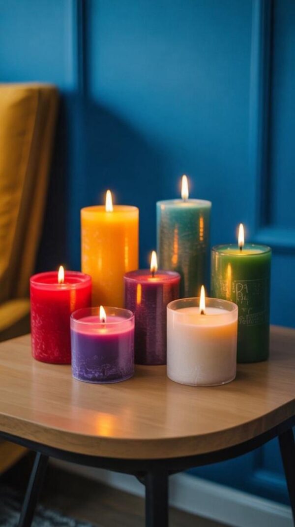 Bougies énergétiques (Feu / Relax / Purification)