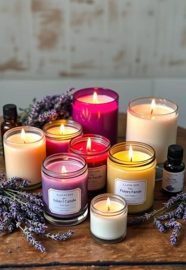 Bougies énergétiques (Feu / Relax / Purification)