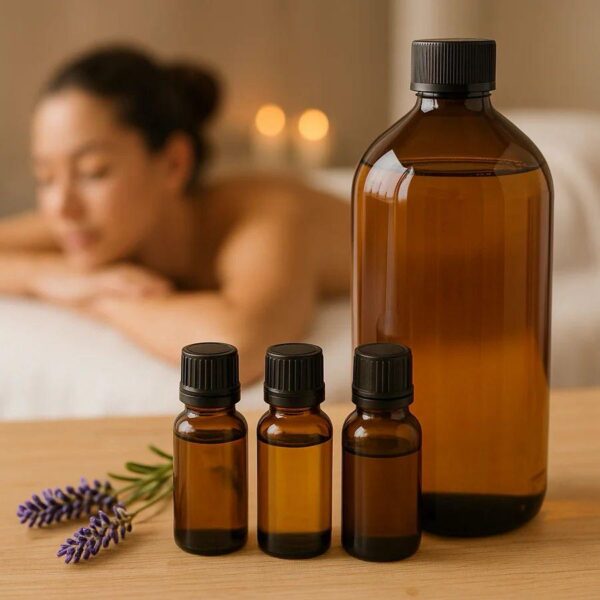 Huile “Énergie du Feu” (massage + détente musculaire)